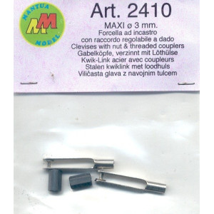 FORCELLA NYLON CON PIOLINO IN ACCIAIO