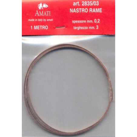 NASTRO RAME 0,2x3mm