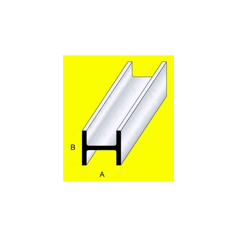 PROFILATO IN OTTONE SEZIONE A H 1x1 PROFILATO IN OTTONE SEZIONE A H 1x1