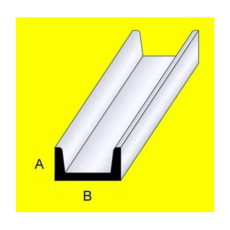 PROFILATO IN OTTONE A C 4x2x1000