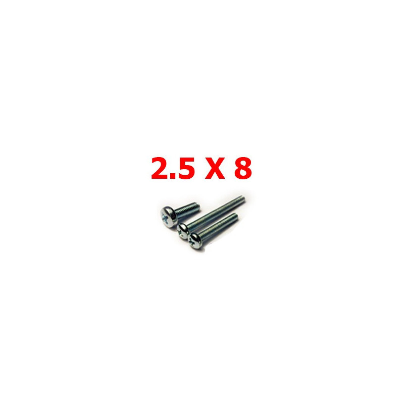 Viti Cilindriche t.croce 2,5x6 Viti Cilindriche t.croce 2,5x6