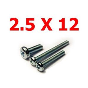 Viti Cilindriche t.croce 2,5x10