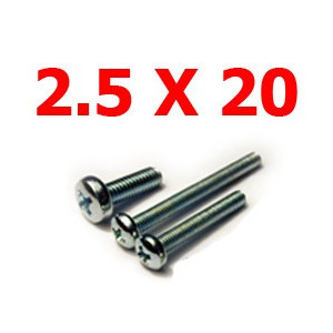 Viti Cilindriche t.croce 2,5x12