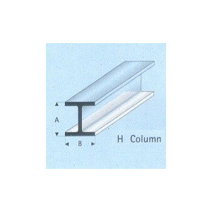 PROFILATO PLASTICA H 3x3x1000mm