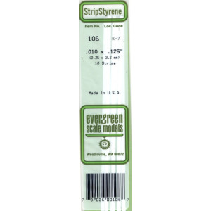 STRIPS POLISTIRENE 0,25x2,0mm