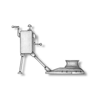 ARGANO DOPPIO ORIZZONTALE MODERNO