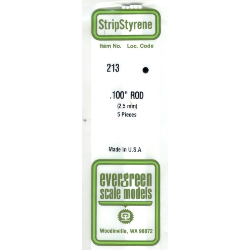 TONDINI POLISTIRENE 2,5mm