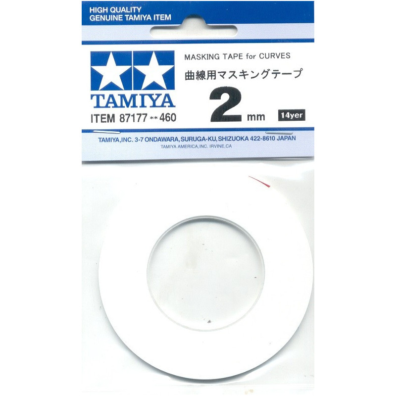 NASTRO MASCHERANTE PER CURVE 2mm TAMIYA NASTRO MASCHERANTE PER CURVE 2mm TAMIYA