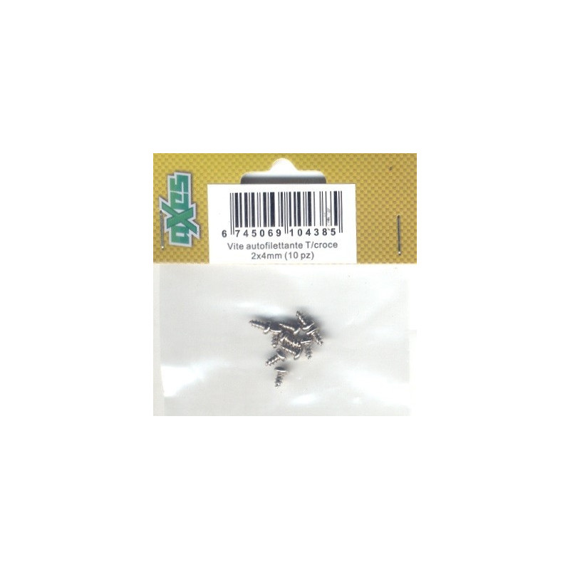 Viti autofilettanti testa flangiata 2x6mm