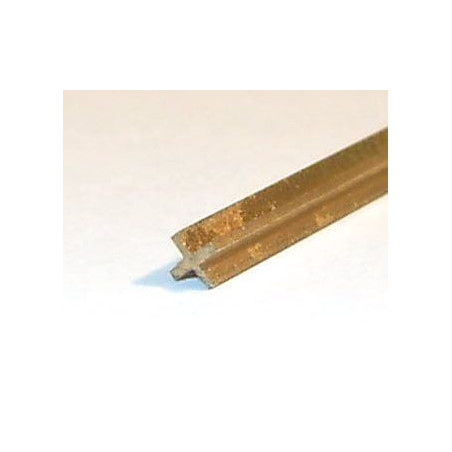 PROFILATO IN OTTONE A CROCE 3x3