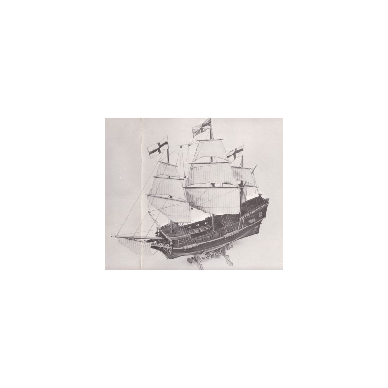 DISEGNO COSTRUTTIVO HMS LYON 1635