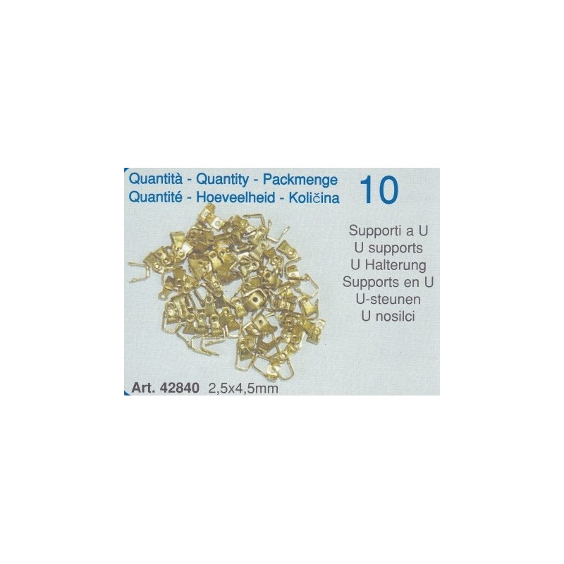SUPPORTI A U 2,5x4,5mm