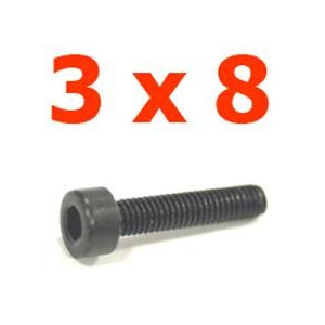 Viti cilindriche esagonali  3x8