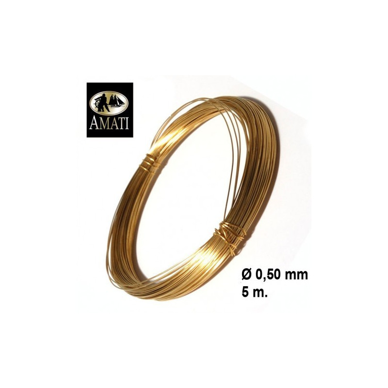 FILO DI OTTONE COTTO 0,5mm FILO DI OTTONE COTTO 0,5mm