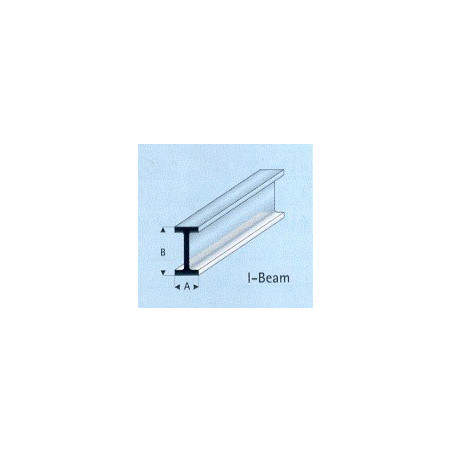 PROFILATO PLASTICA IPE 5x10x1000mm