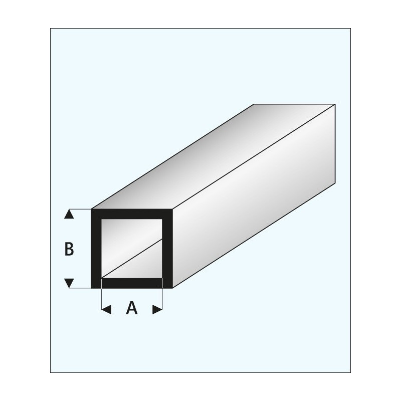 TUBO QUADRATO 4x2x1000mm TUBO QUADRATO 4x2x1000mm