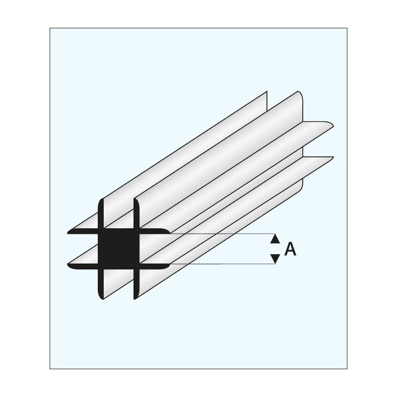 CONNETTORE A CROCE PLASTICA 4x1000mm CONNETTORE A CROCE PLASTICA 4x1000mm