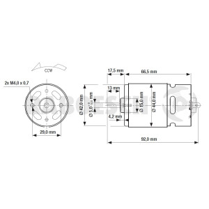 MOTORE BLUE RM 730 TRQ RABOESCH