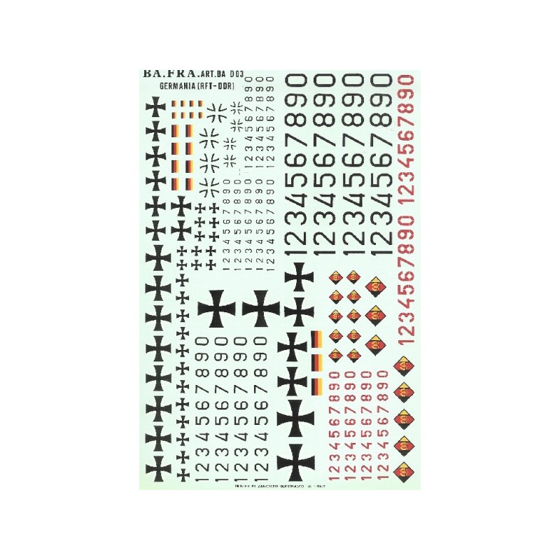DECALS AEREI TEDESCHI 1/72 & 1/48 DECALS AEREI TEDESCHI 1/72 & 1/48