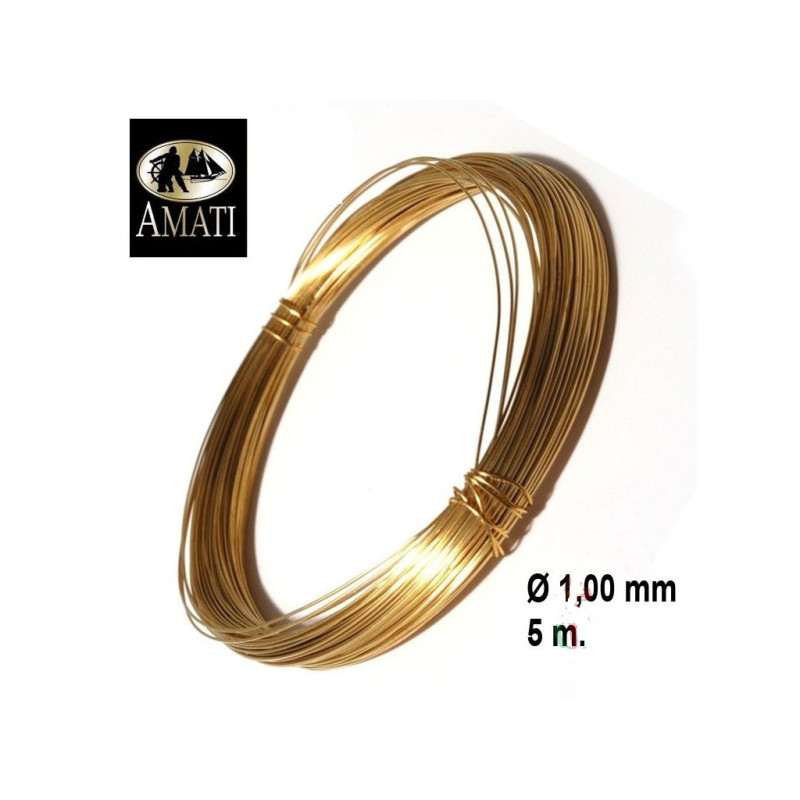 FILO DI  OTTONE COTTO 1mm