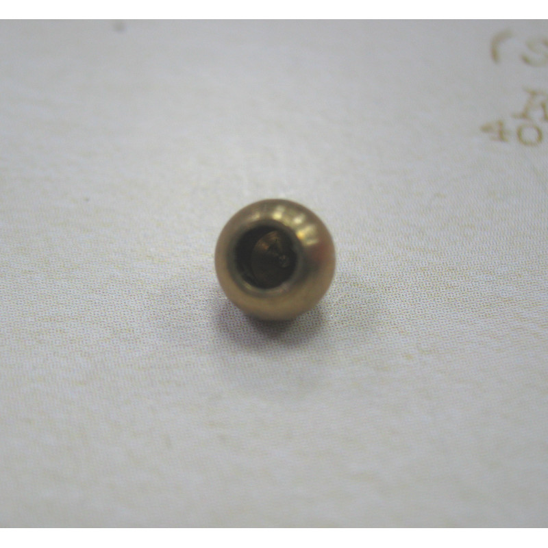 PALLINA IN OTTONE 2mm CON FORO
