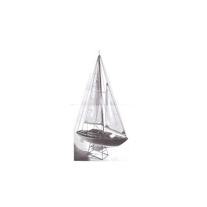 DISEGNO COSTRUTTIVO SLOOP DA REGATA