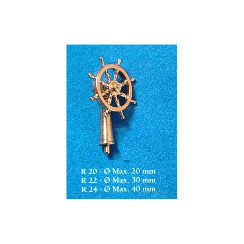 RUOTA TIMONE CON SUPPORTO 23mm RUOTA TIMONE CON SUPPORTO 23mm