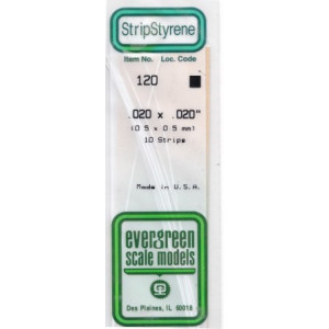 STRIPS POLISTIRENE 0,5x0,5mm