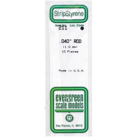 TONDINI POLISTIRENE 1mm