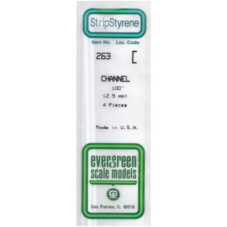 PROFILATO A C POLISTIRENE 1.5mm