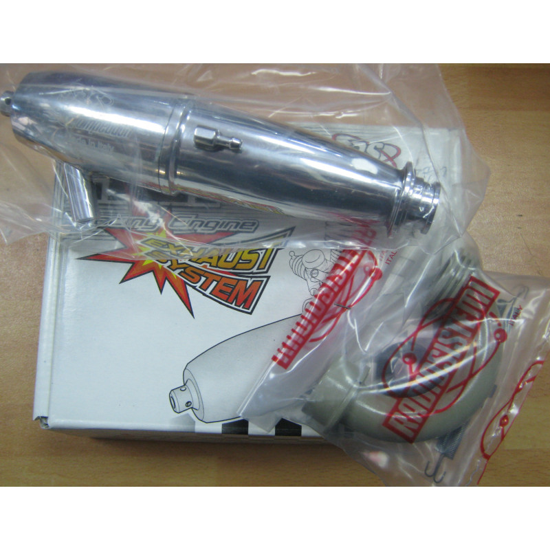 KIT MUFFER P1-R RE CONICAL POLISHED PICCO KIT MUFFER P1-R RE CONICAL POLISHED PICCO