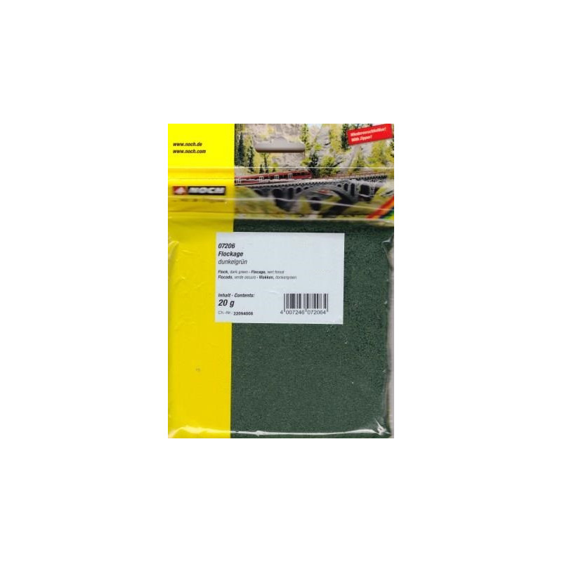 Flockage verde scuro, 20g