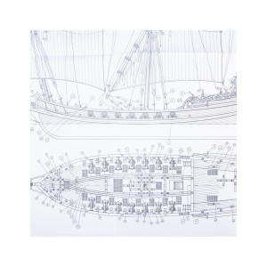 DISEGNO COSTRUTTIVO SCIABECCO LIVORNESE