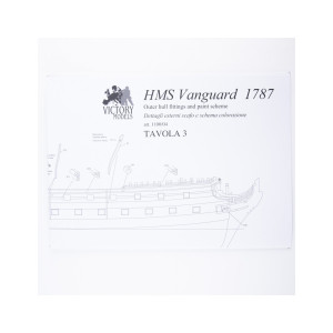 DISEGNO COSTRUTTIVO H.M.S. Vanguard 