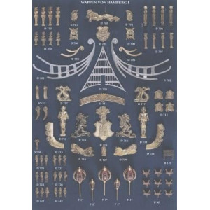 SET DECORAZIONE WAPPEN HAMBURG I
