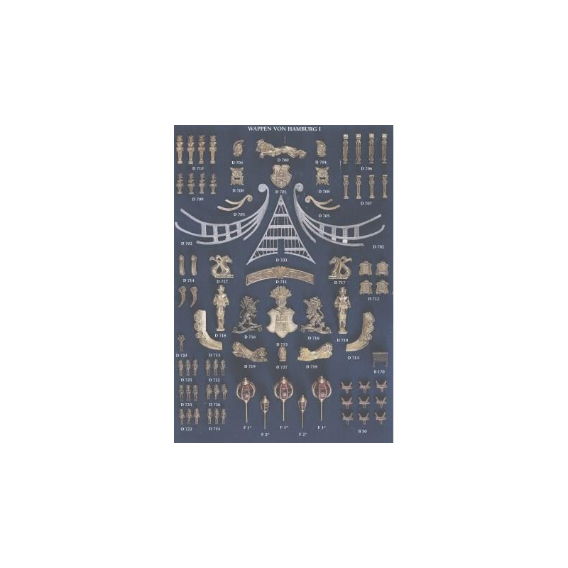 SET DECORAZIONE WAPPEN HAMBURG I SET DECORAZIONE WAPPEN HAMBURG I