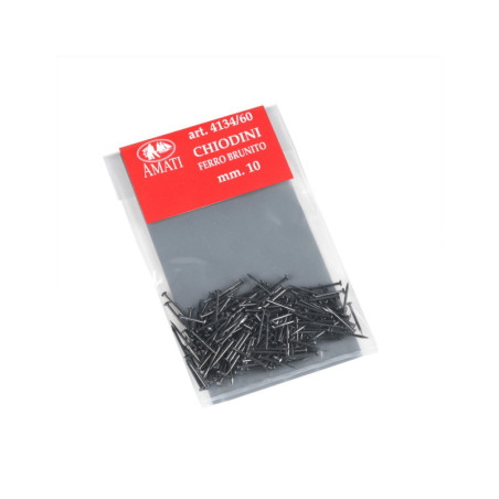 CHIODINI IN FERRO BRUNITO 10mm AMATI