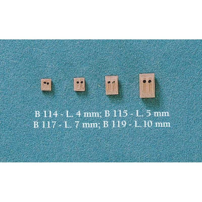 BOZZELLI IN LEGNO 2 FORI 10mm