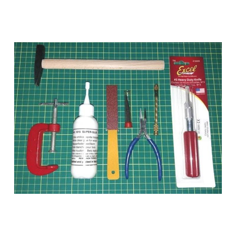 SET ATTREZZI PER NAVIMODELLISMO