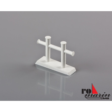 DOPPIA BITTA A CROCE 36x27mm