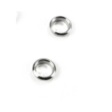 Oblò cromato senza vetro 10mm