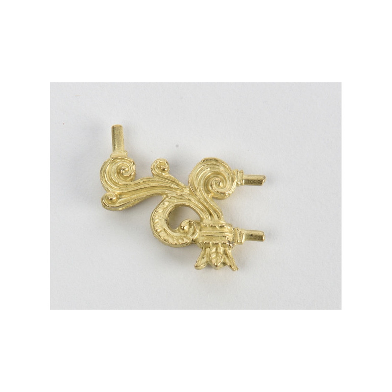 MENSOLA DECORATA IN OTTONE