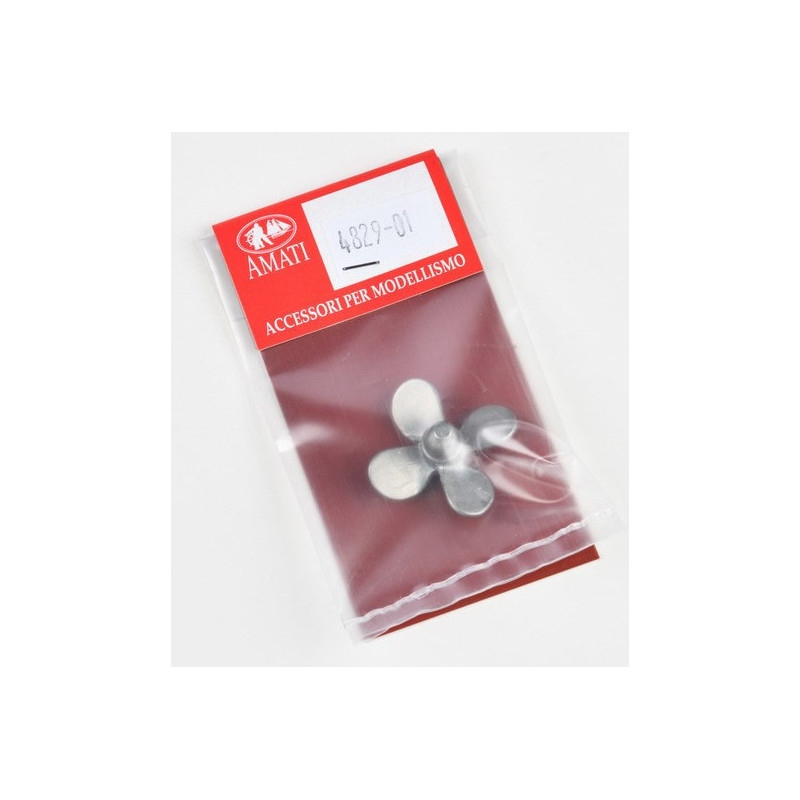 Elica quadripala metallo mm.30 DX