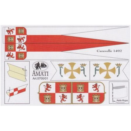 SET BANDIERE CARAVELLE AMATI