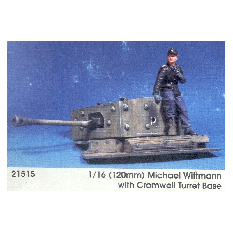 Michael Wittman with Cromwell Turret Base Michael Wittman with Cromwell Turret Base