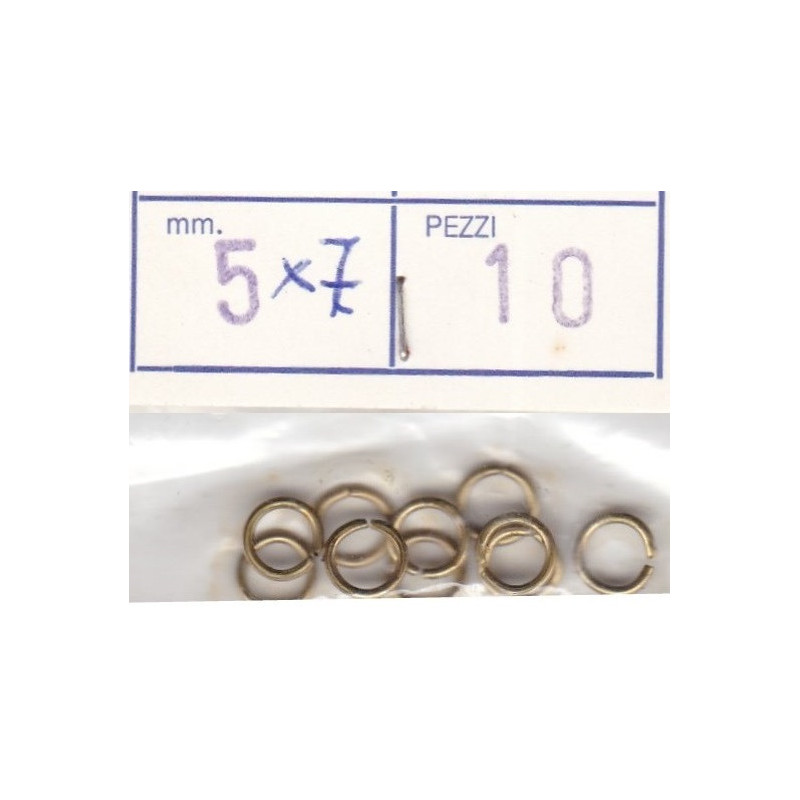 ANELLI IN OTTONE 7mm