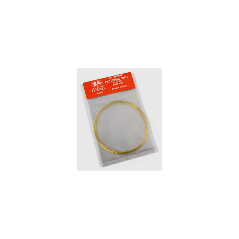 FILO DI OTTONE COTTO 0,25mm FILO DI OTTONE COTTO 0,25mm