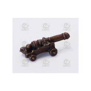 CANNONE DECORATO CON AFFUSTO 15mm