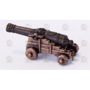 CANNONE DECORATO CON AFFUSTO 15mm