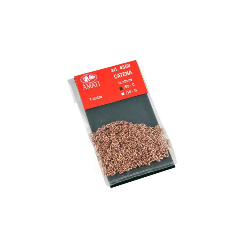 CATENA IN OTTONE 3mm CATENA IN OTTONE 3mm